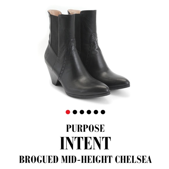 John Fluevog Purpose Intent Chelsea Boot - Black - Size 9.5 - Picture 10 of 12